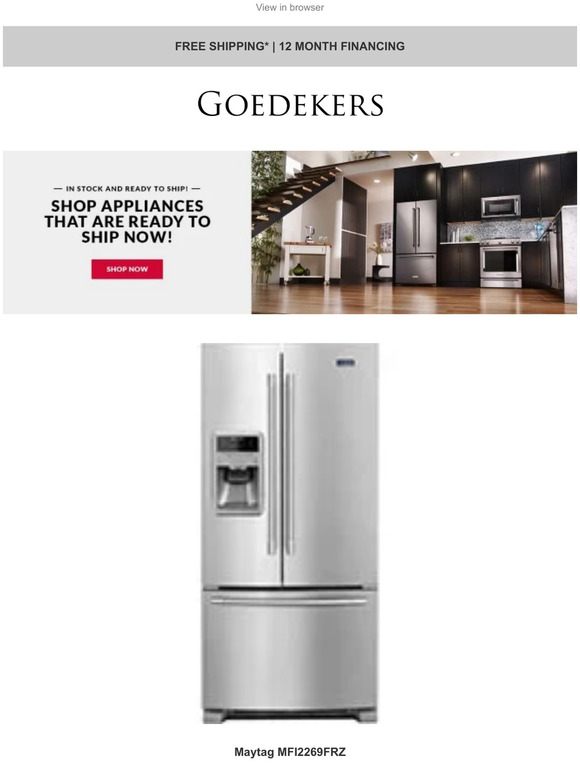Need an Appliance Now? These Best Sellers Are Ready to Ship!