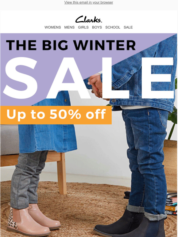 clarks winter sale