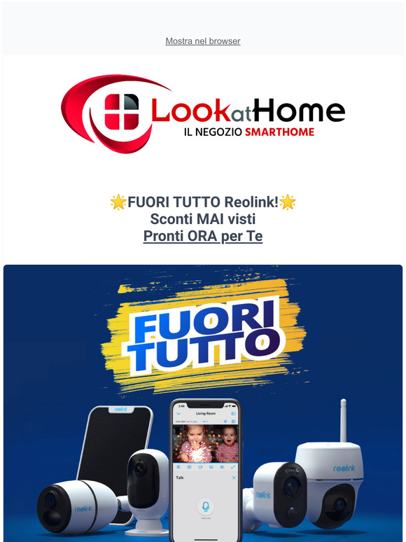 FUORI TUTTO REOLINK! Sconti mai visti prima!