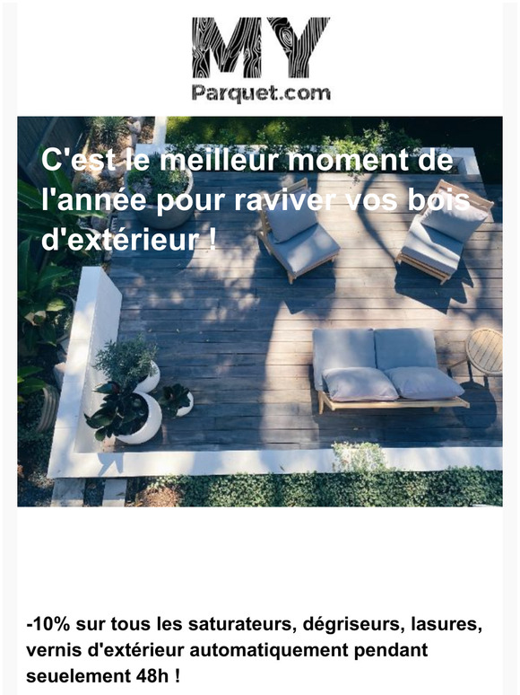  48h seulement: -10% automatiquement sur TOUS les produits d'extrieur