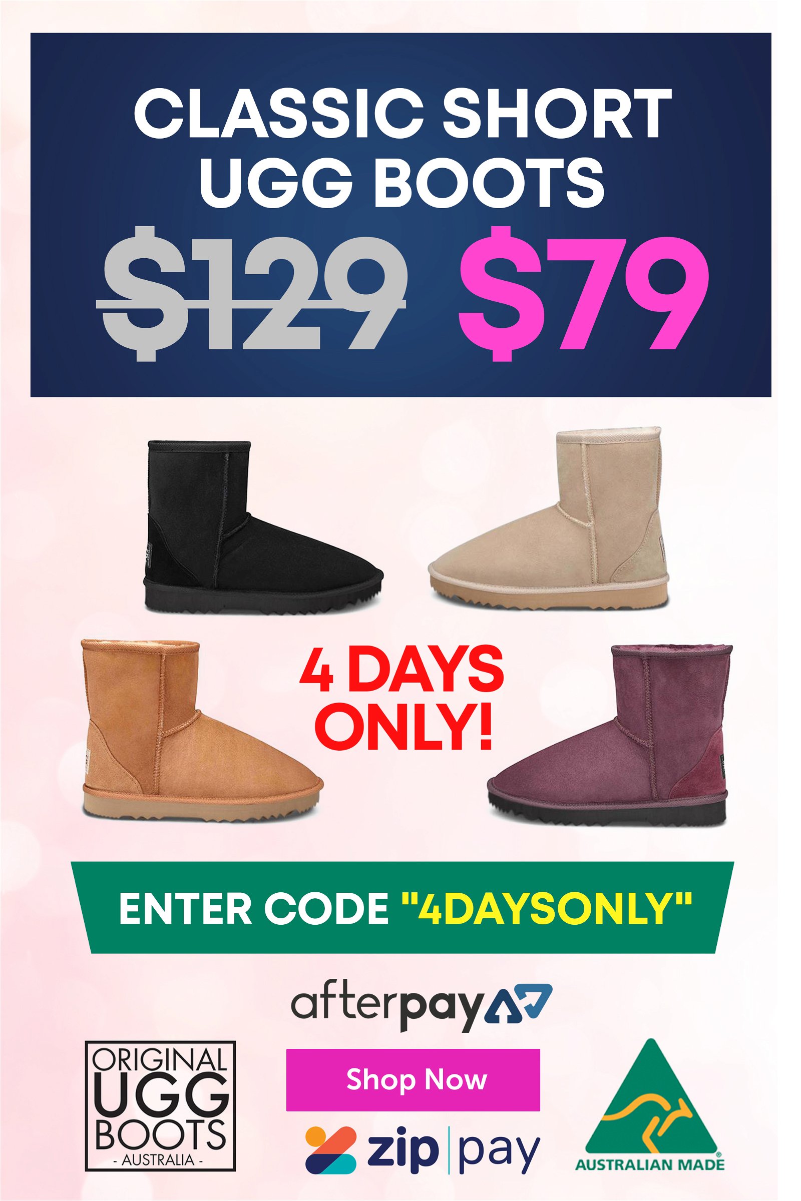 ugg boots originals discount code