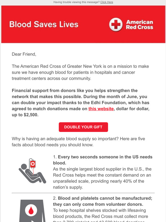Match Your Gift: Double Your Impact to Save Lives