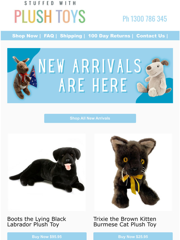 Stuffed With Plush Toys NEW plush have landed! Milled
