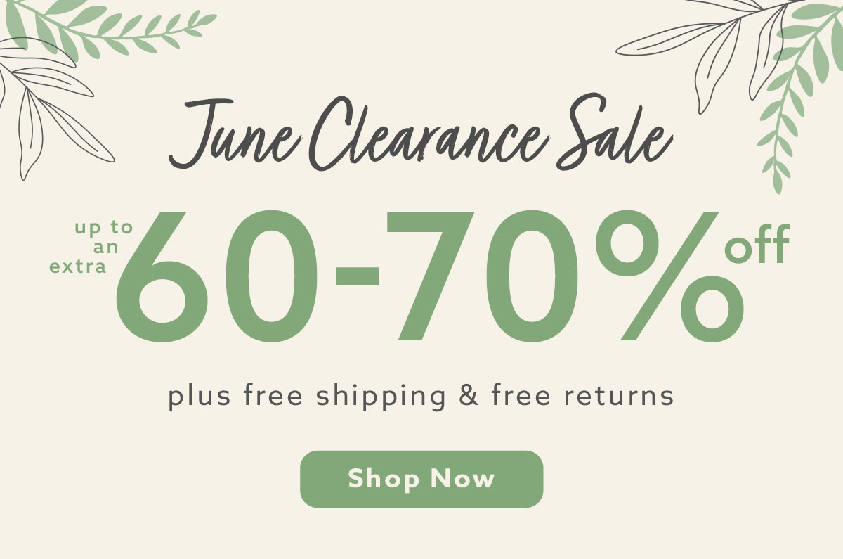 June Clearance Sale