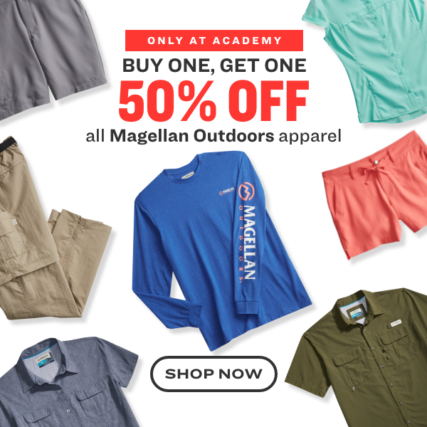 Academy Sports + Outdoor: DEAL ALERT: BOGO 50% Off Magellan Outdoors  Fishing Shirts
