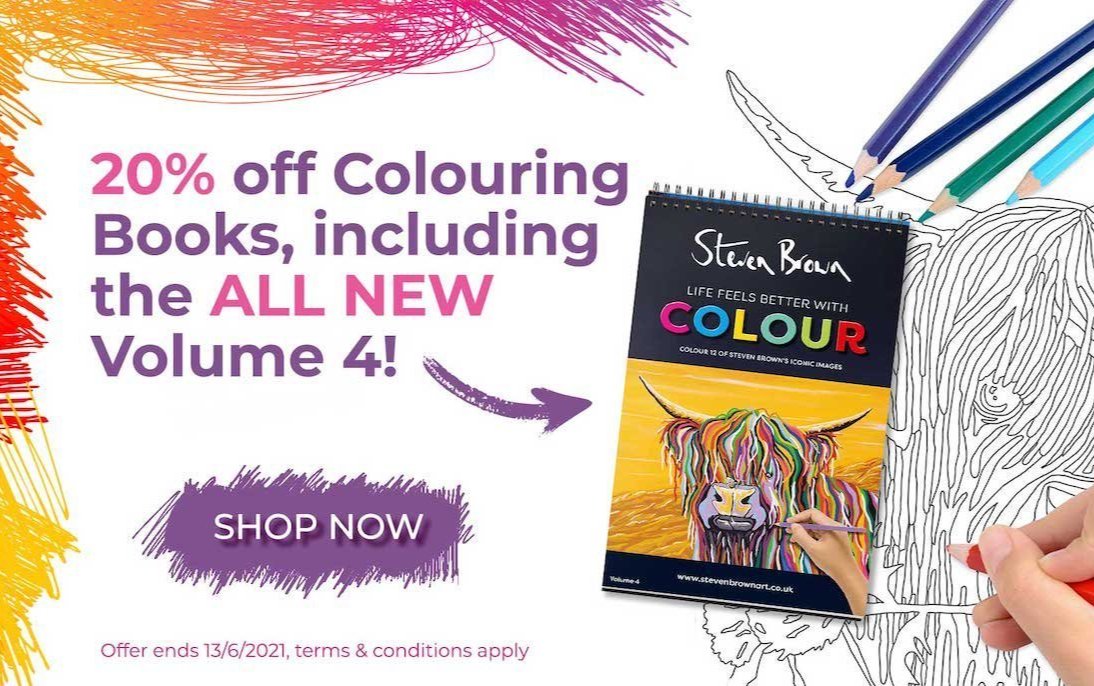 Steven Brown Art: Our NEW colouring book is here | Milled