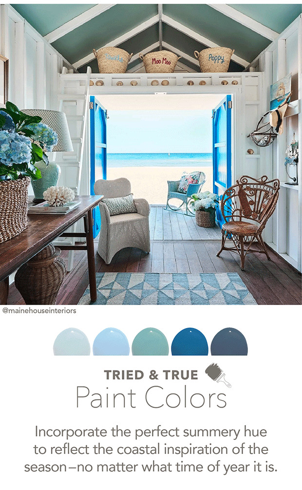 Pine Cone Hill Blue Paint Colors Designers Love! Milled