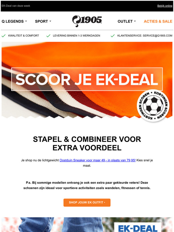 Korting op je Oranje Outfit - Shop nu