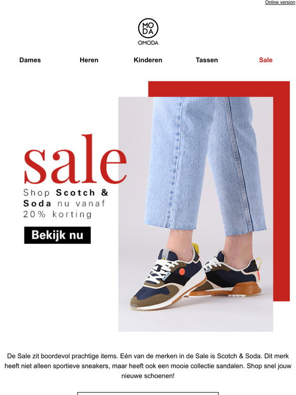 Omoda.be | Passie voor schoenen, sinds 1875: Scotch \u0026 Soda in de Sale |  Milled