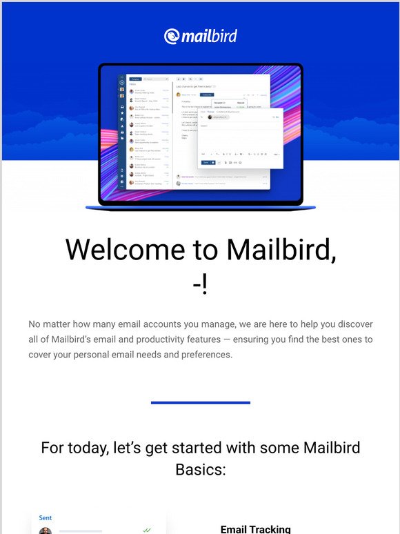 mailbird getting started