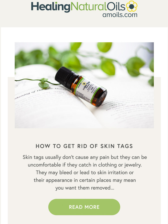 Healing Natural Oils How To Get Rid of Skin Tags Milled