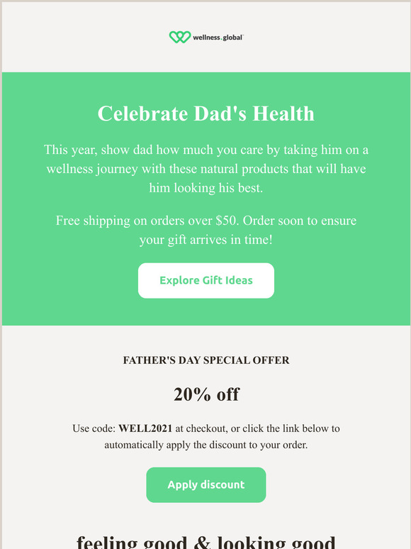 Father's Day is June 20