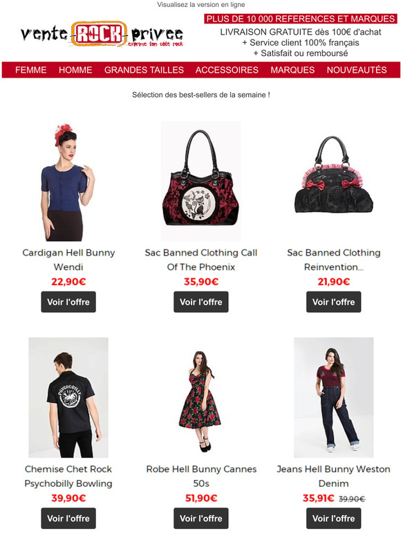 Foncez sur les meilleurs ventes de la semaine !