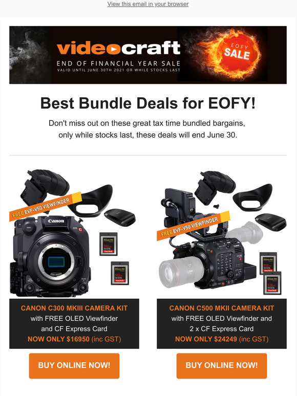 canon eofy sale