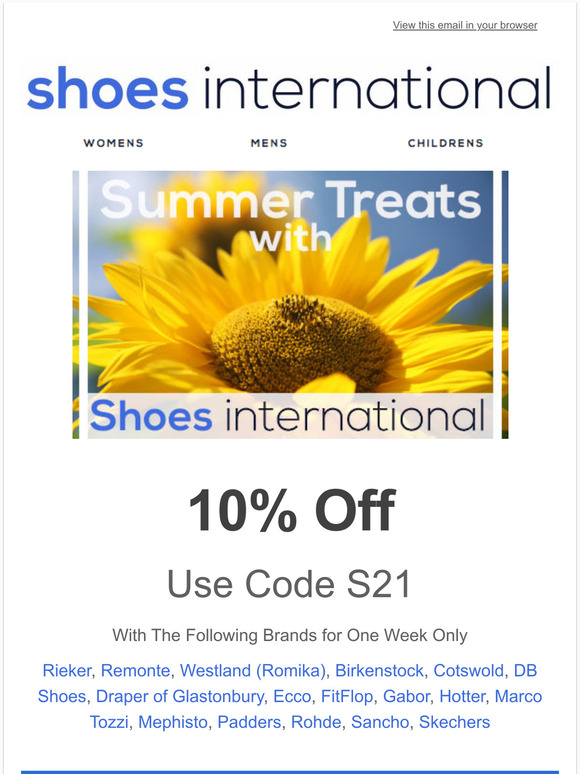 Shoes International Newsletter