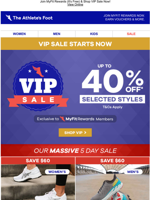 Now On! VIP Sale: Up to 40% Off*
