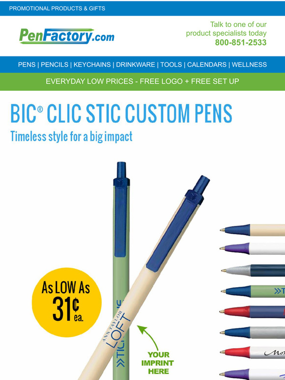 Best Selling BIC Pen: As Low As 31 each