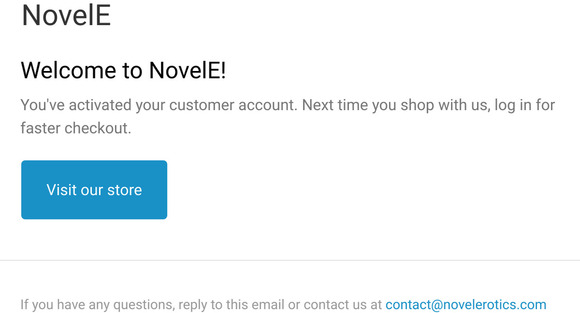 Customer account confirmation