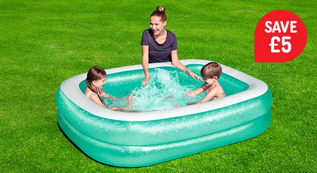 Bestway Rectangular Family Paddling Pool