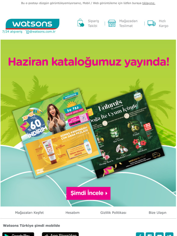 Haziran Kataloumuz Yaynda!