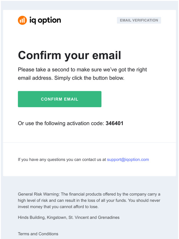 Confirm your email