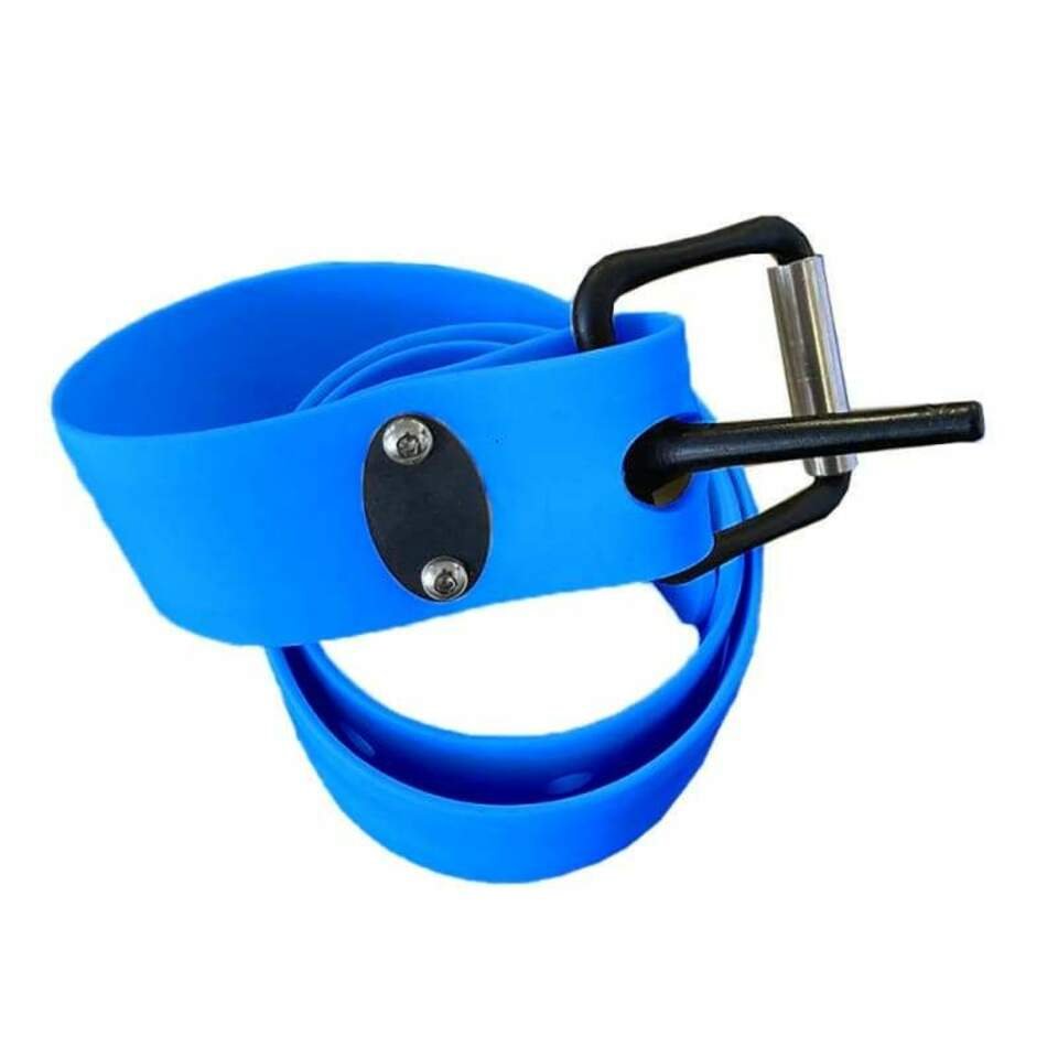 Blue GDome Rubber Weight Belt