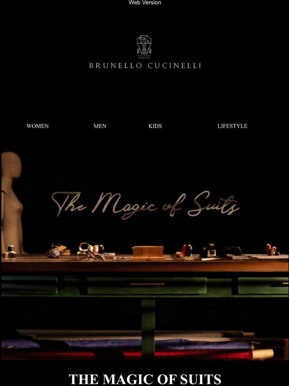 A Brunello Cucinelli Suit has Undeniable Magic