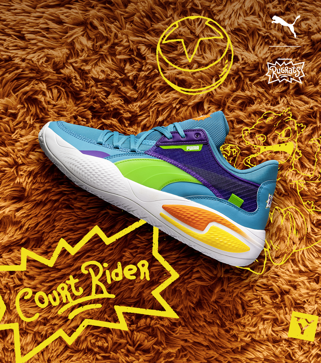 puma rider x rugrats