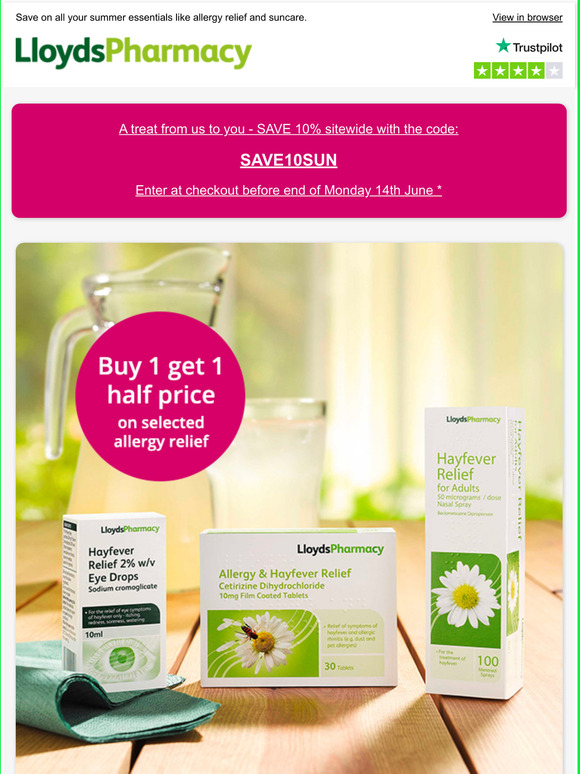 Lloyds Pharmacy - Online Doctor: Your exclusive code inside: Save 10% ...