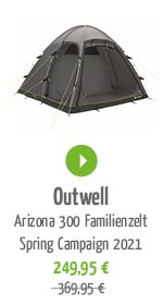 Outwell Arizona 300 Familienzelt Spring Campaign 2021