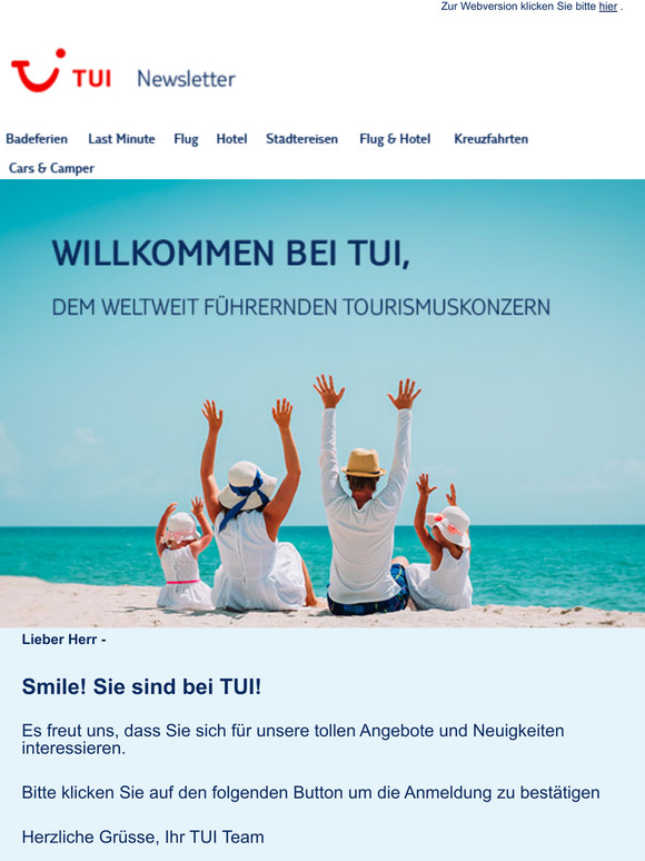 Bitte besttigen Sie Ihre Anmeldung!