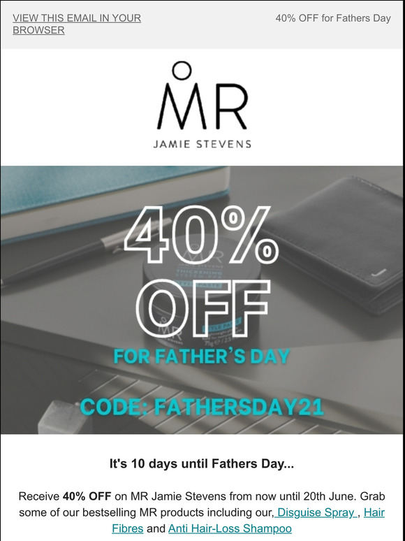 MR. Fathers Day Sale is here...