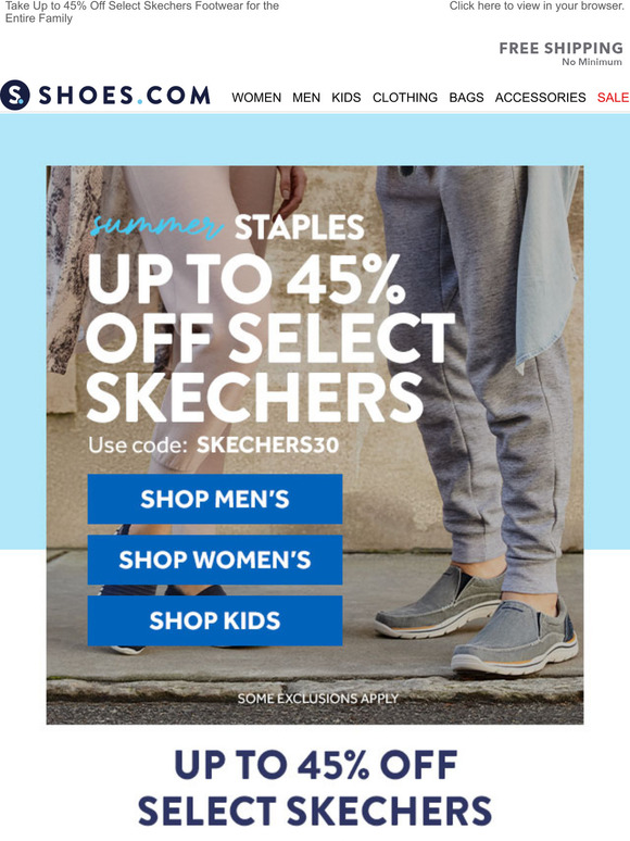 sketchers free shipping