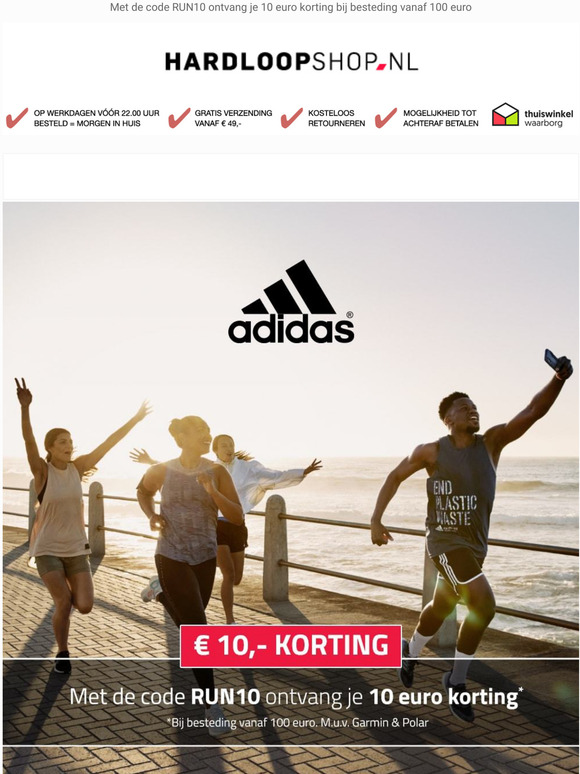  End Plastic Waste met adidas Primeblue & Primegreen