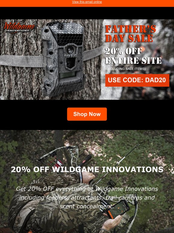 Wildgame Father's Day Sale