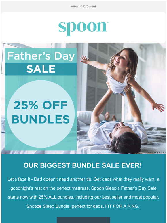 Give your dad the gift of rest and relaxation this Fathers Day.