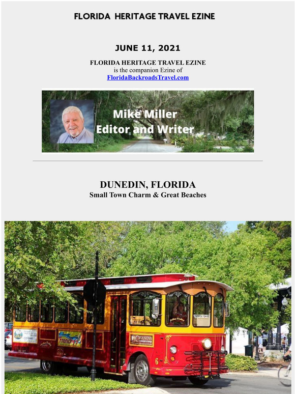 Florida Heritage Travel, June 11, 2021 - Dunedin