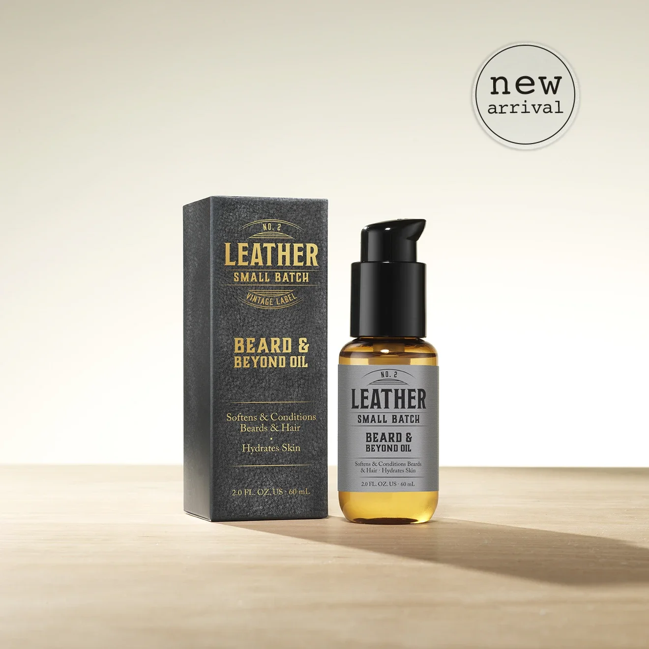 Image of Leather Small Batch Beard & Beyond Oil