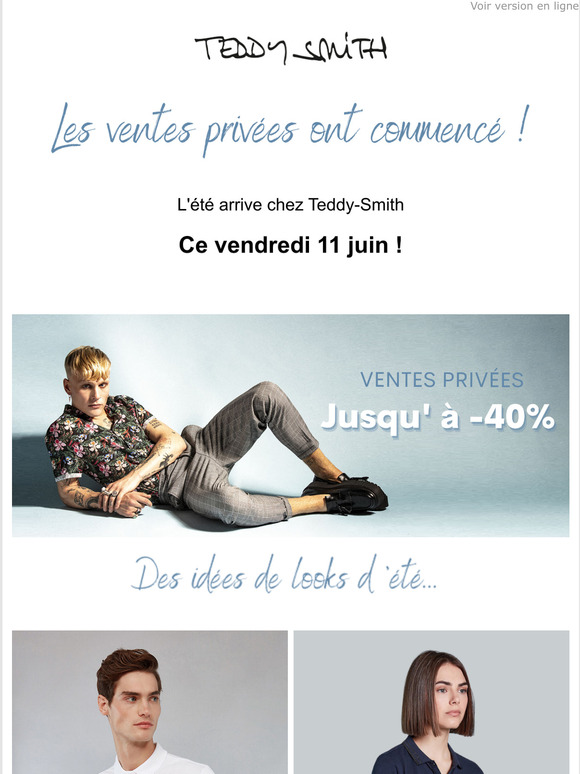 Ventes Prives : jusqu' -40% sur la collection t 21