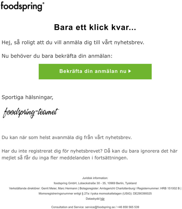 Bekrfta din anmlan