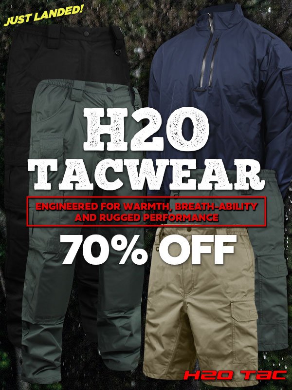 Wing Supply: JUST LANDED: NEW H2O TacWear waterproof apparel 70% off
