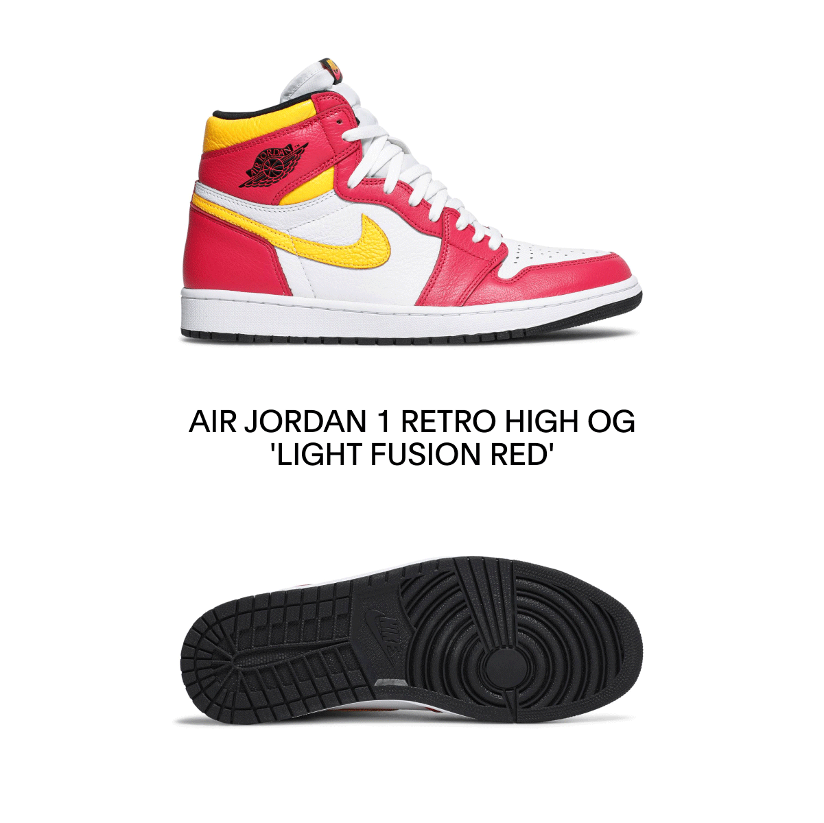 GOAT [SEED] Just Dropped Air Jordan 1 Retro High 'Light Fusion Red
