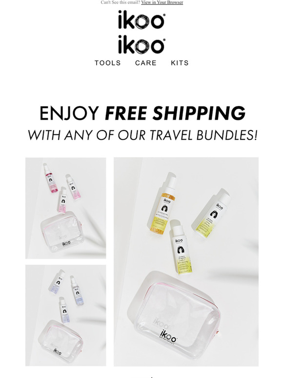 FREE SHIPPING with travel bundles!