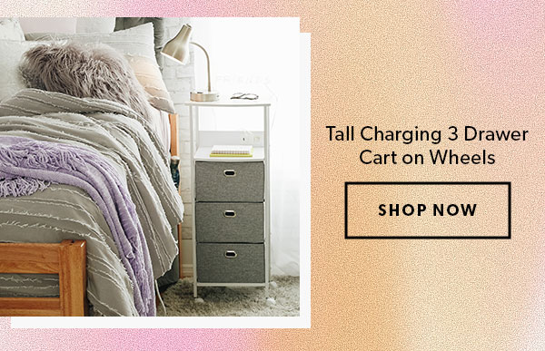 Dormify Charging 6-Drawer Storage Unit