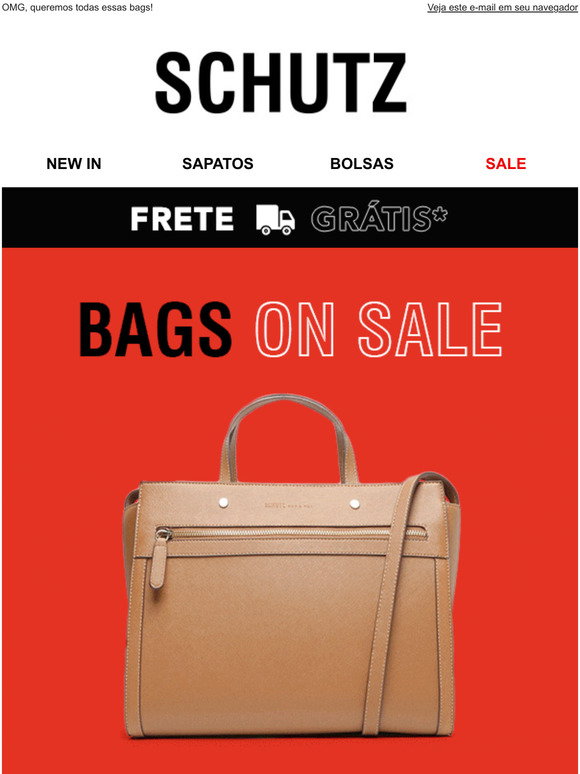 Bolsa Tote Grande Sarah Rosa | Schutz