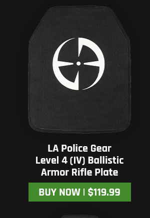 LA Police Gear Level 4 (IV) Ballistic Armor Rifle Plate