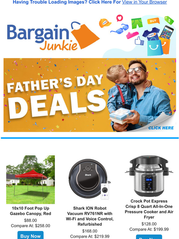 Bargain Junkie Holdings: Shop Like Dad, Save Like Mom! Order $15+ And