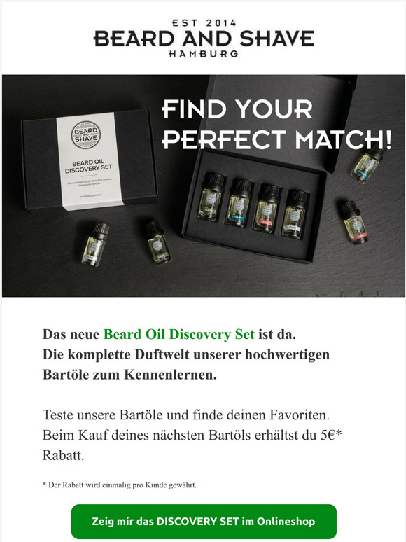 Das neue Beard Oil Discovery Set ist da