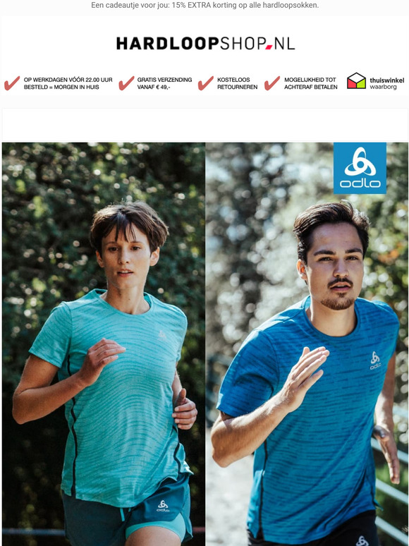 Geef kleur aan je run met ODLO Hardloopkleding