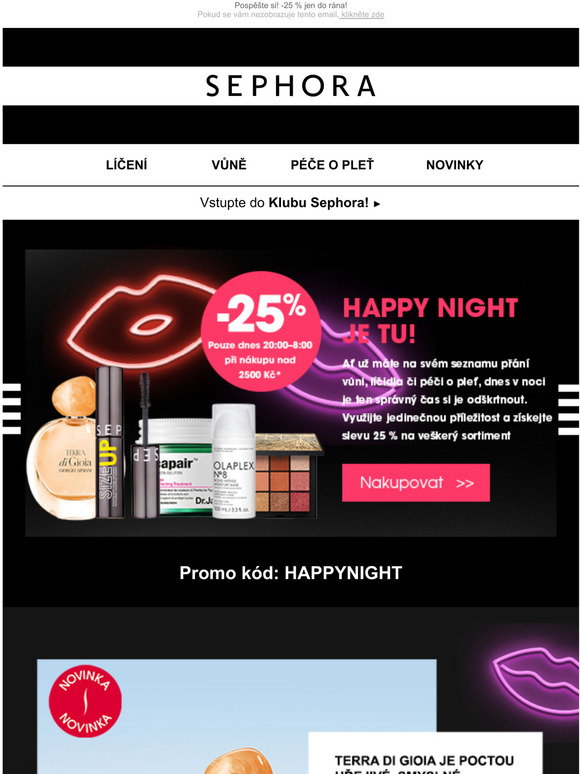 Sephora Happy Night je tu! 